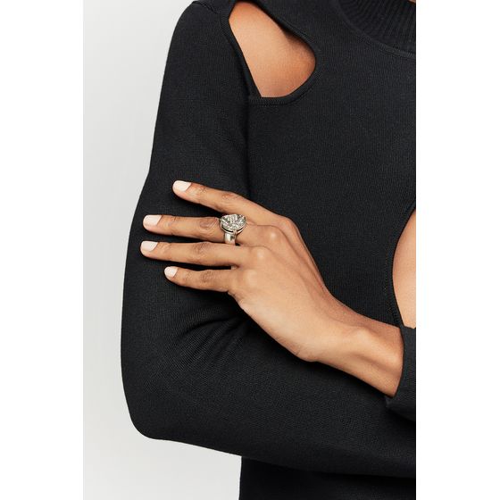 Anel Diamond Enchant Prata Boho